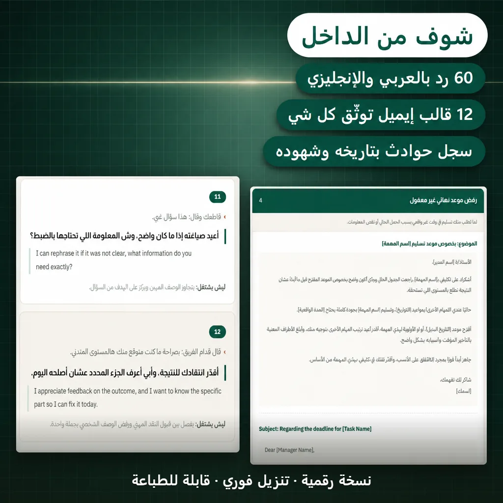 شوف من الداخل: صفحات حقيقية من كرامتك في العمل